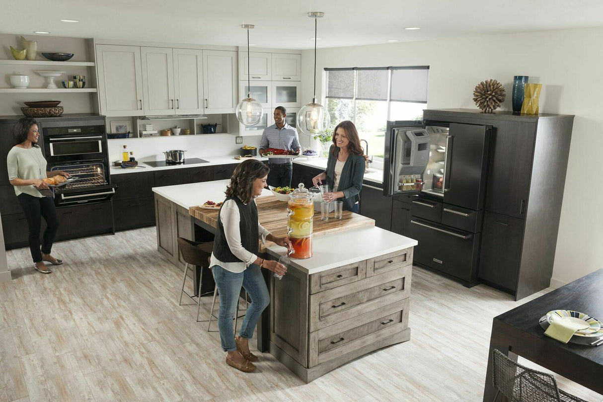 30" Combination Wall Oven with Even-Heat™ True Convection (Lower Oven) - Black