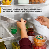 30 Cu. Ft. Family-Sized Capacity French door refrigerator with Flexible Tempearture Drawer