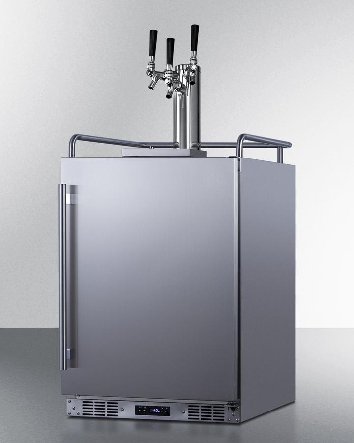 24" Wide Built-in Outdoor Beer Kegerator