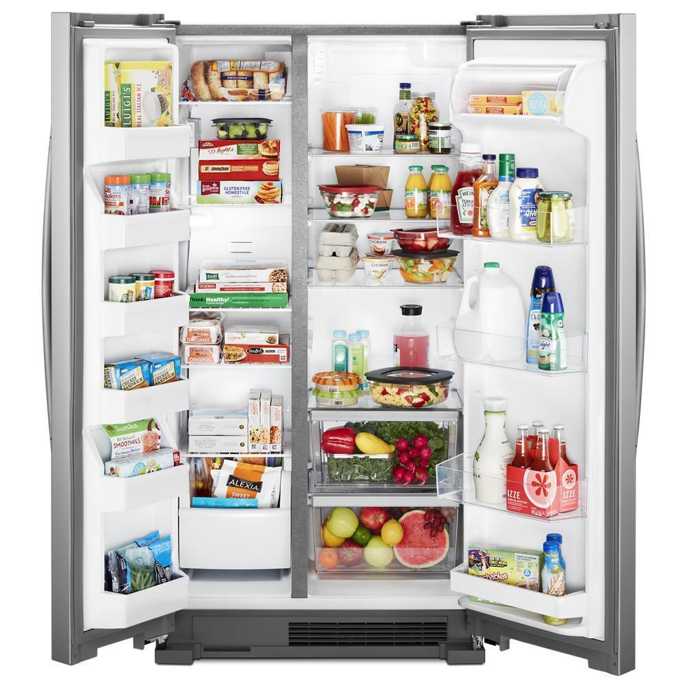 36-inch Wide Side-by-Side Refrigerator - 25 cu. ft.