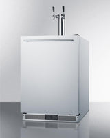Built-in Frost-free Beer Dispenser With Dual Tap System for Two 1/6 Kegs