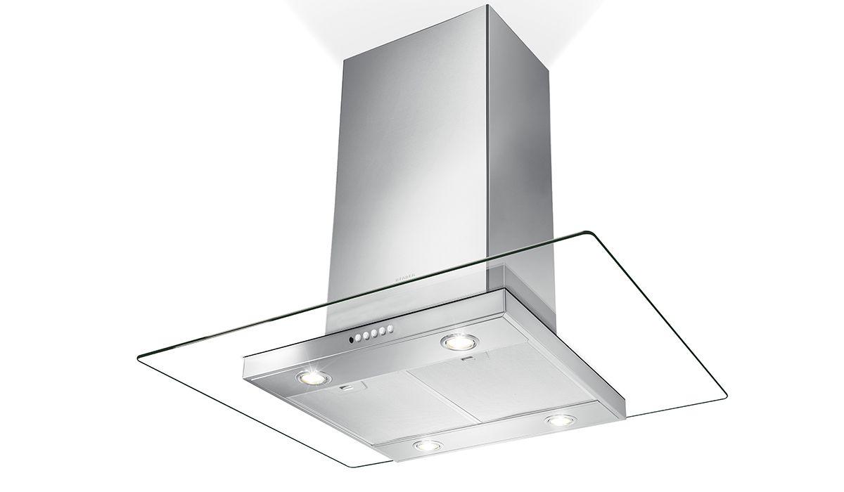 36" glass island hood with Variable Air Management
