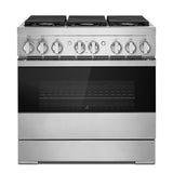 NOIR™ 36" Dual-Fuel Professional Range