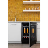 NOIR™ 24" Built-In Undercounter Beverage Center, Right Swing