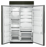 30.0 cu. ft 48-Inch Width Built-In Side by Side Refrigerator with PrintShield™ Finish - Black Stainless
