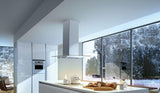 36" glass island hood with Variable Air Management