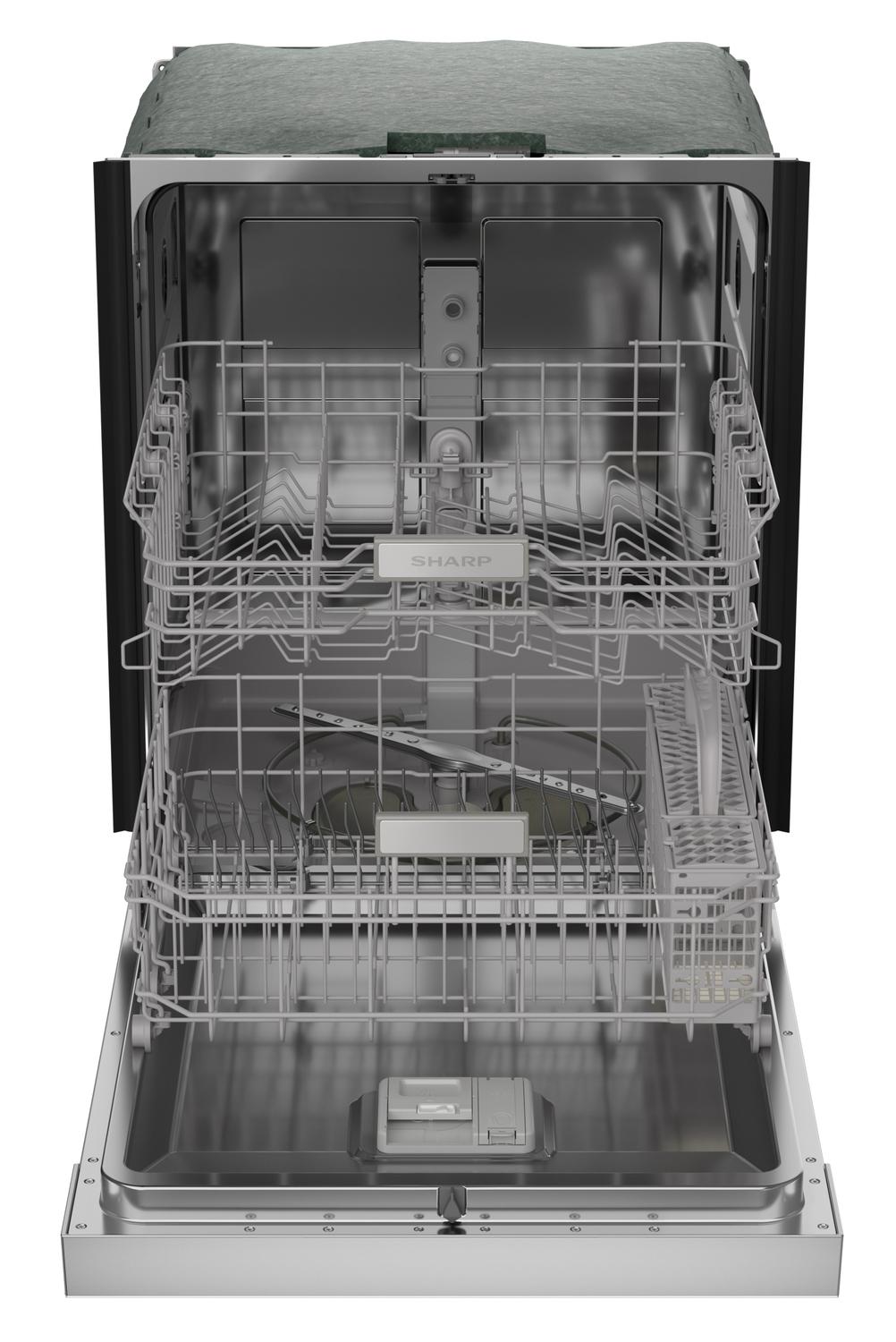 Sharp 24 in. Stainless Steel Hybrid 52dB Dishwasher