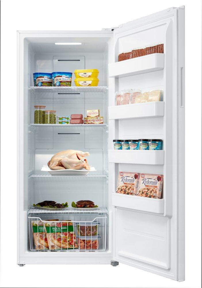 21 cu ft Upright Freezer White