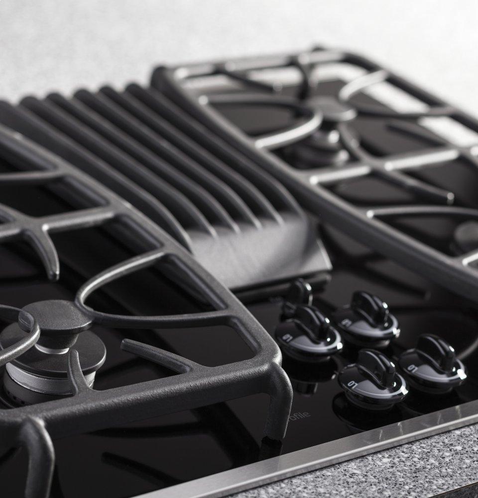 GE Profile™ 30" Built-In Gas Downdraft Cooktop