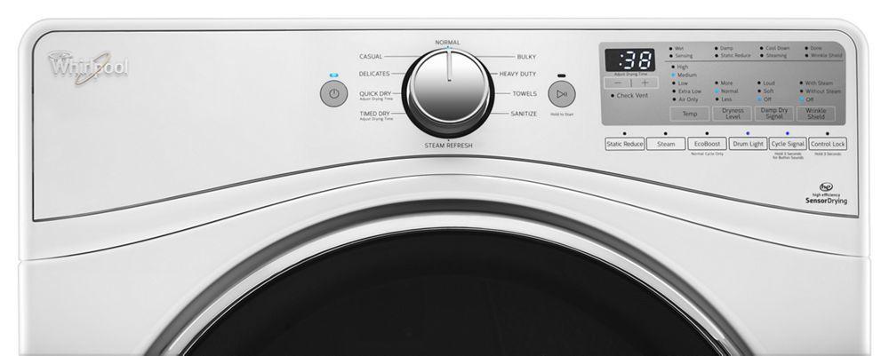 7.4 cu.ft Front Load Electric Dryer with Advanced Moisture Sensing, EcoBoost