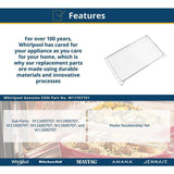 Built-In Microwave Air Fryer Basket - Stainless Steel for Models KMMF530/730P, WMMF7330/7530R, JMHF730/930R & KMBS724SPS (17 1/4-IN L X 10 1/2-IN W X 1 1/2-IN H)