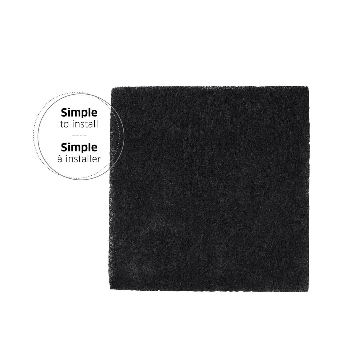 Broan-NuTone® Genuine Replacement Charcoal Filter for Range Hoods, 10-7/8" x 10-1/2", Fits Select Models