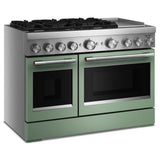 48-Inch 6 Burner Commercial-Style Dual Fuel Range with Griddle