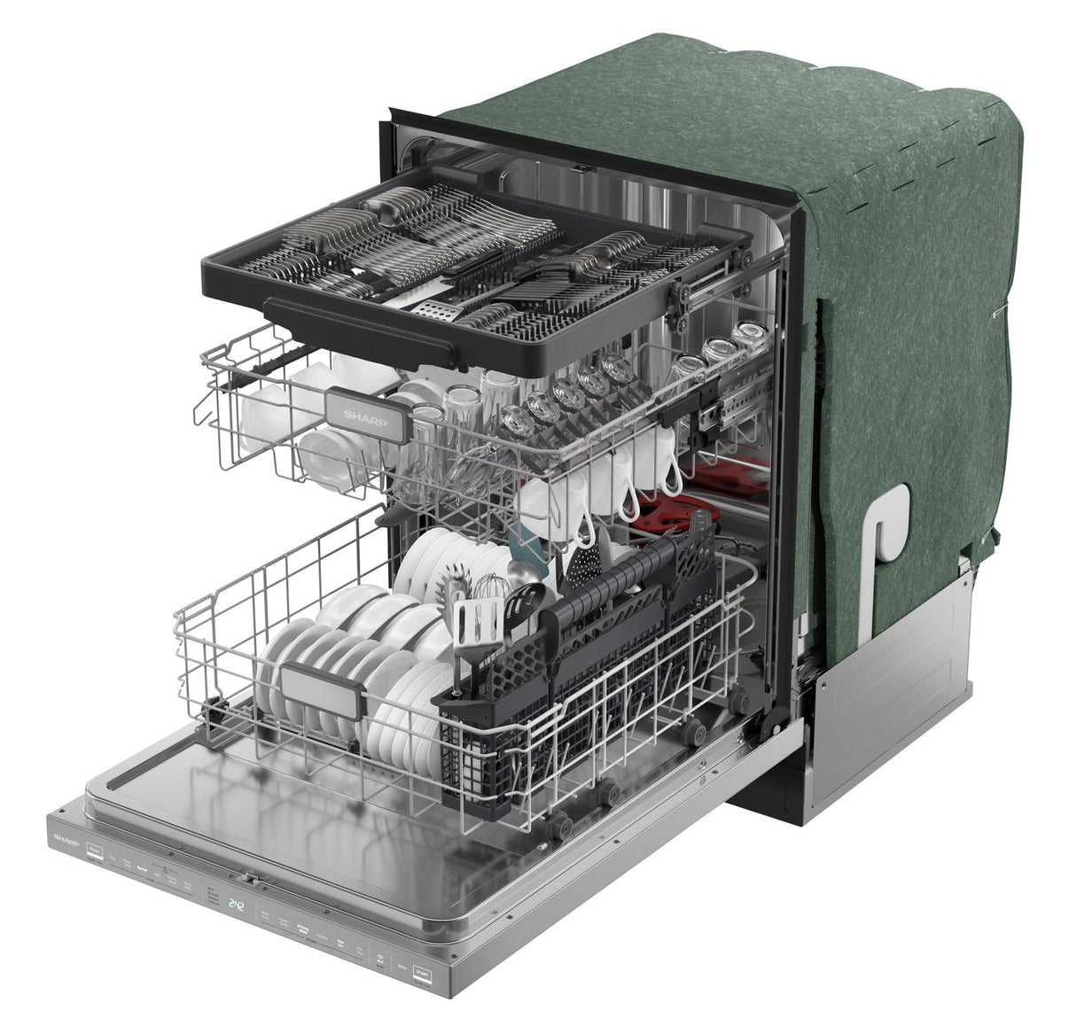 24 in. Slide-In Smart 42 dB Dishwasher