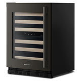 24" Undercounter Wine Cellar with Full-Extension Wood-Front Racks
