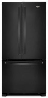 33-inch Wide French Door Refrigerator - 22 cu. ft. - Black