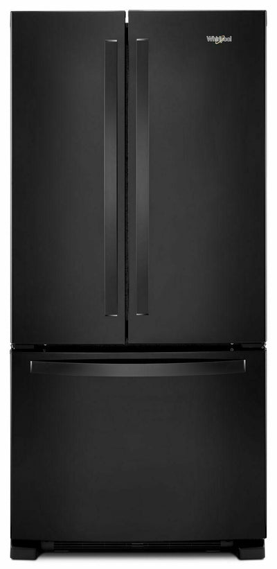 33-inch Wide French Door Refrigerator - 22 cu. ft. - Black