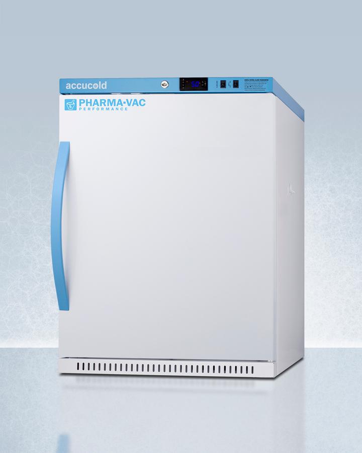 6 CU.FT. ADA Height Vaccine Refrigerator, With Removable Drawers
