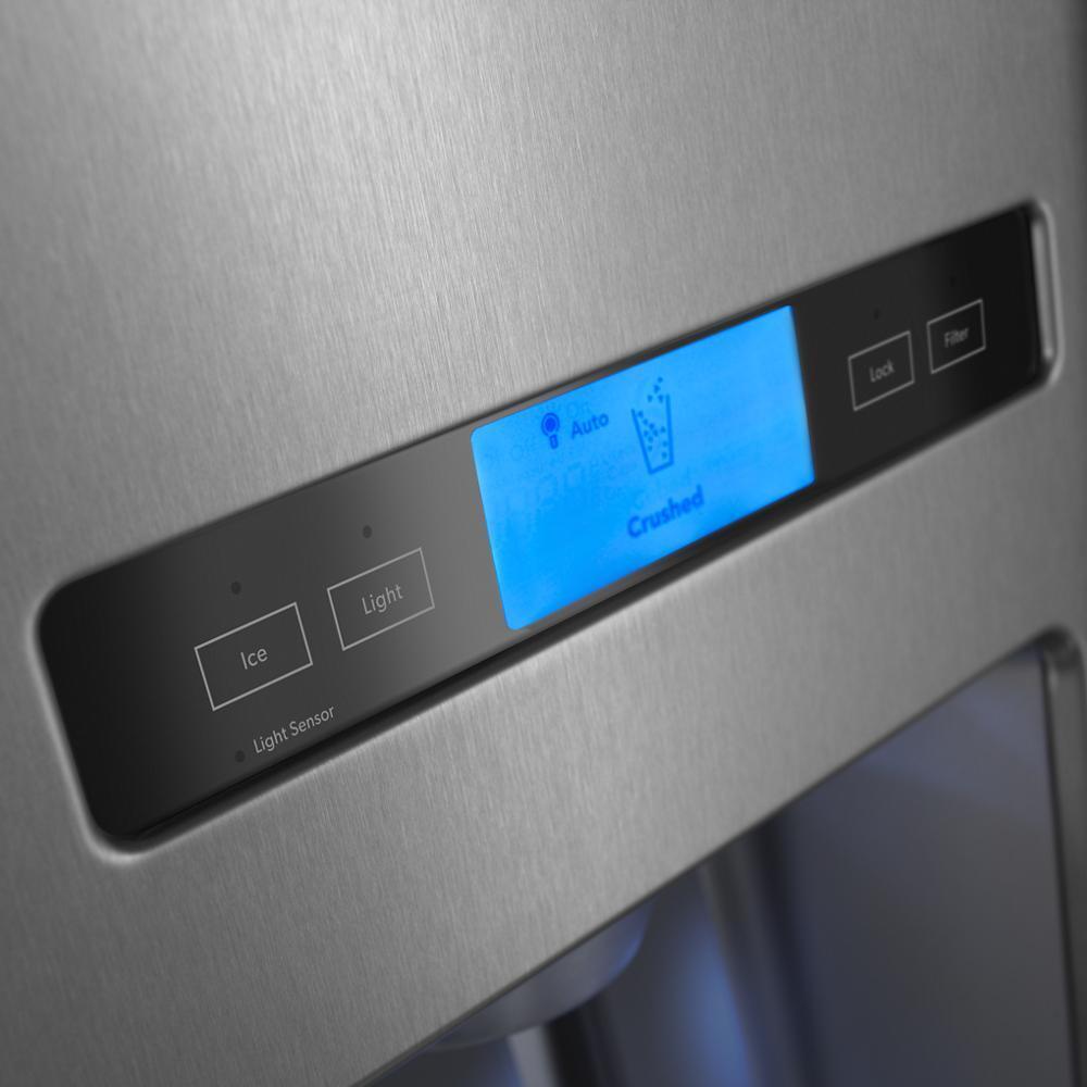 48" Built-In Side-by-Side Refrigerator with Water Dispenser