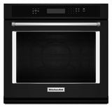 30" Single Wall Oven with Even-Heat™ True Convection - Black