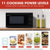 Sharp 1.1 cu. ft. 1000W Black Countertop Microwave Oven