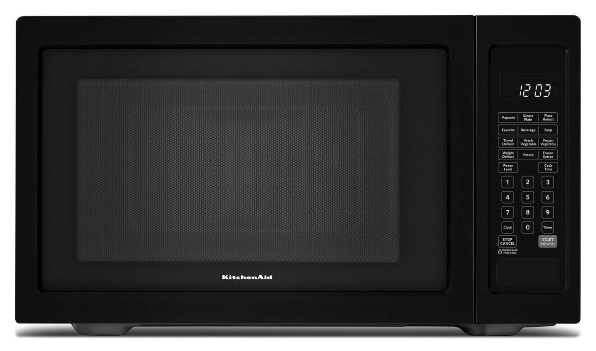 21 3/4" Countertop Microwave Oven - 1200 Watt Black