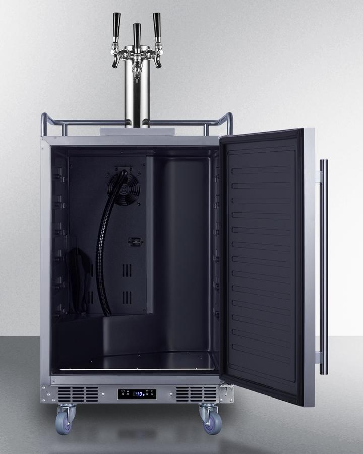 24" Wide Built-in Outdoor Beer Kegerator