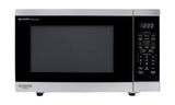 Sharp 1.4 cu. ft. 1100W Stainless Steel Countertop Microwave Oven with Inverter Technology