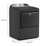 7.4 cu. ft. Smart Top Load Dryer with Extra Power