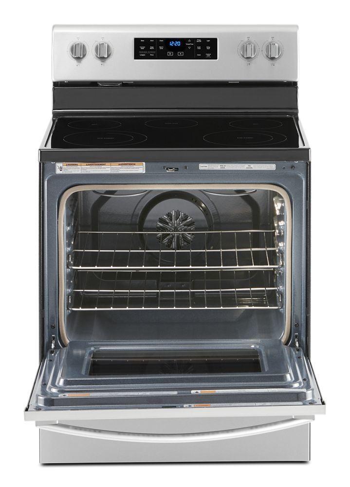 5.3 cu. ft. Whirlpool® electric range with Frozen Bake™ technology