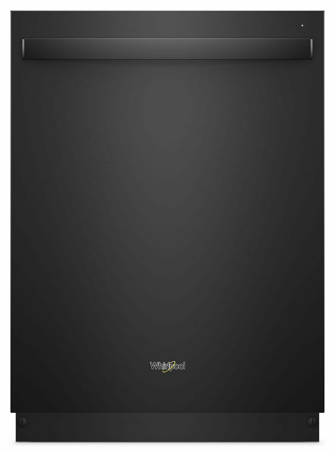 Stainless Steel Tub Dishwasher with Third Level Rack - Black