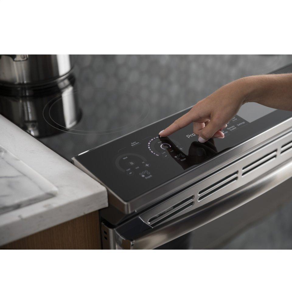 GE Profile™ 30" Smart Slide-In Front-Control Induction and Convection Range