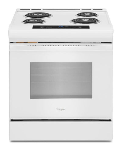 4.8 cu. ft. Guided Electric Front Control Coil Range