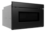 Sharp 24 in. 1.2 cu. ft. Deco Series Built-In Smart Microwave Drawer™ Oven with Easy Wave Open in Black