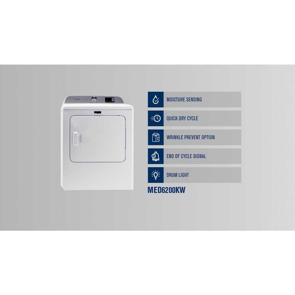 Top Load Electric Dryer with Moisture Sensing - 7.0 cu. ft.
