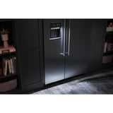 20.8 Cu. Ft. 36" Built-In Side-by-Side Refrigerator with Ice and Water Dispenser