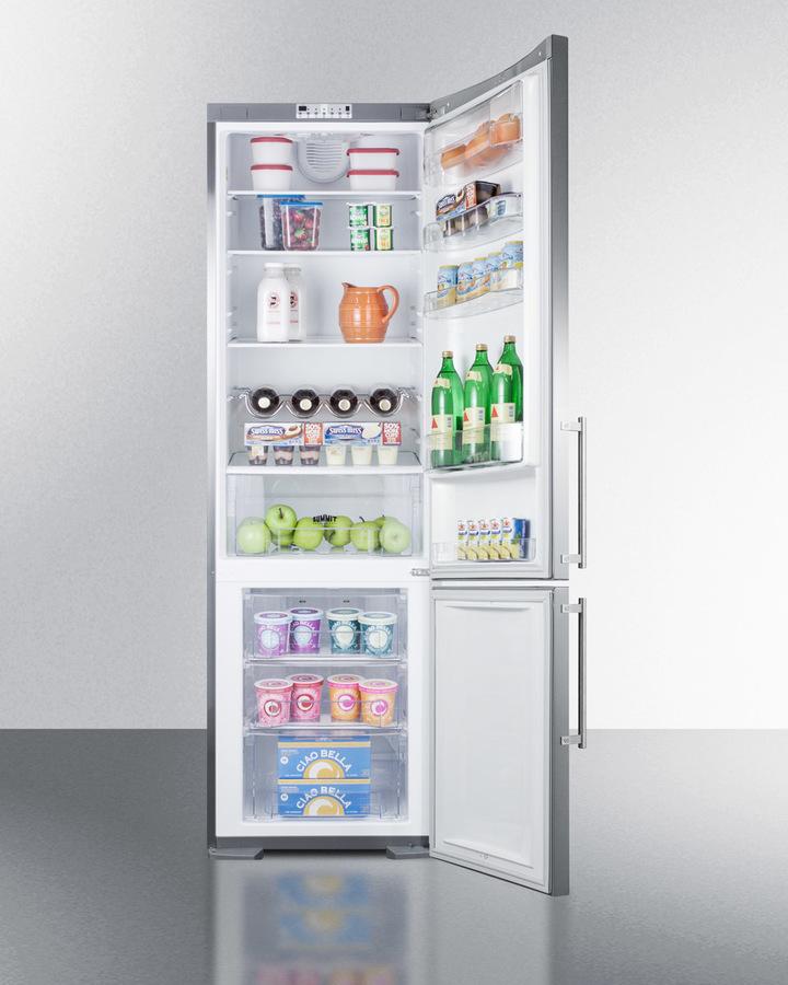 24" Wide Bottom Freezer Refrigerator