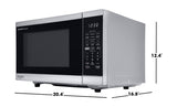 Sharp 1.4 cu. ft. 1100W Smart Stainless Steel Microwave Oven with Inverter Technology