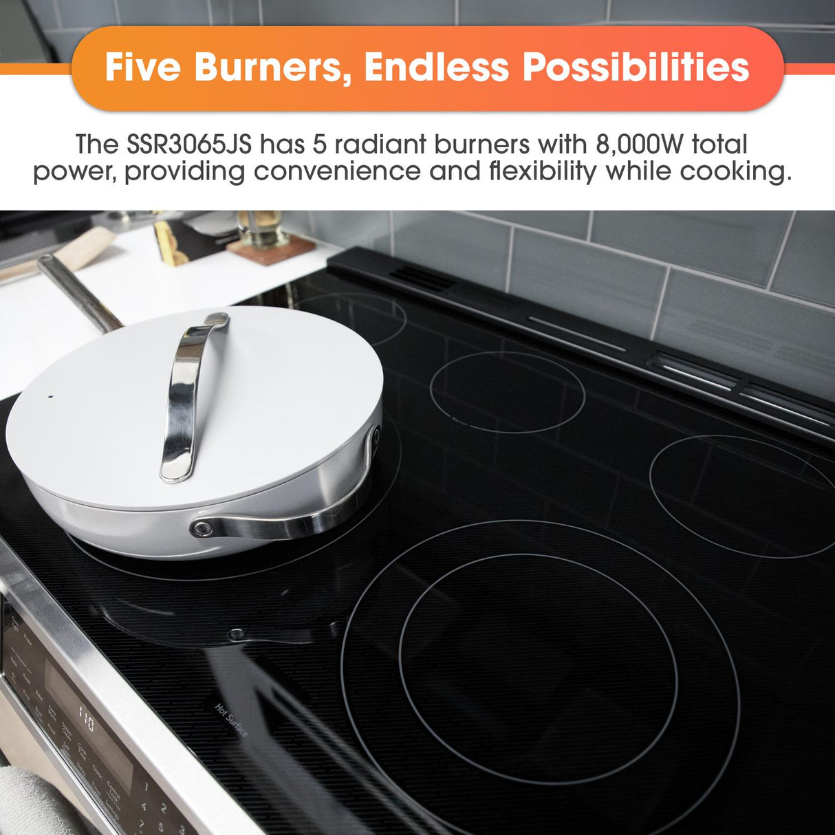 30 in. Electric Convection Slide-In Range with Air Fry