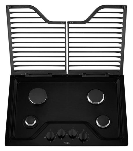 30 inch Gas Cooktop with EZ-2-Lift Hinged Cast-Iron Grates