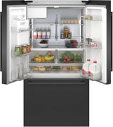 500 Series French Door Bottom Mount Refrigerator 36" Black Stainless Steel, Total No Frost