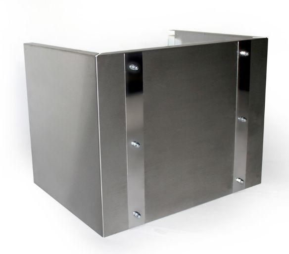 18" Tall x 22 3/4" wide x 17 1/4" deep Duct Cover Kit (for use with Oristano 36" Shell, w/ 2 bands & rivets)