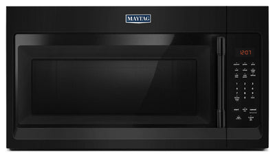 Compact Over-The-Range Microwave - 1.7 Cu. Ft. Black