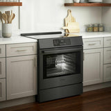 800 Series Induction Slide-in Range 30'' Black Stainless Steel HII8046U