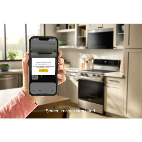 30-inch Electric Smart Range with Air Cooking Technology, No Preheat Air Fry, High Speed Preheat Oven, WipeClean™ Coating, and Steam/Self Clean