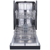 Element Electronics 18" Front Control Built-in Dishwasher - Black (ENB6632PEBB)