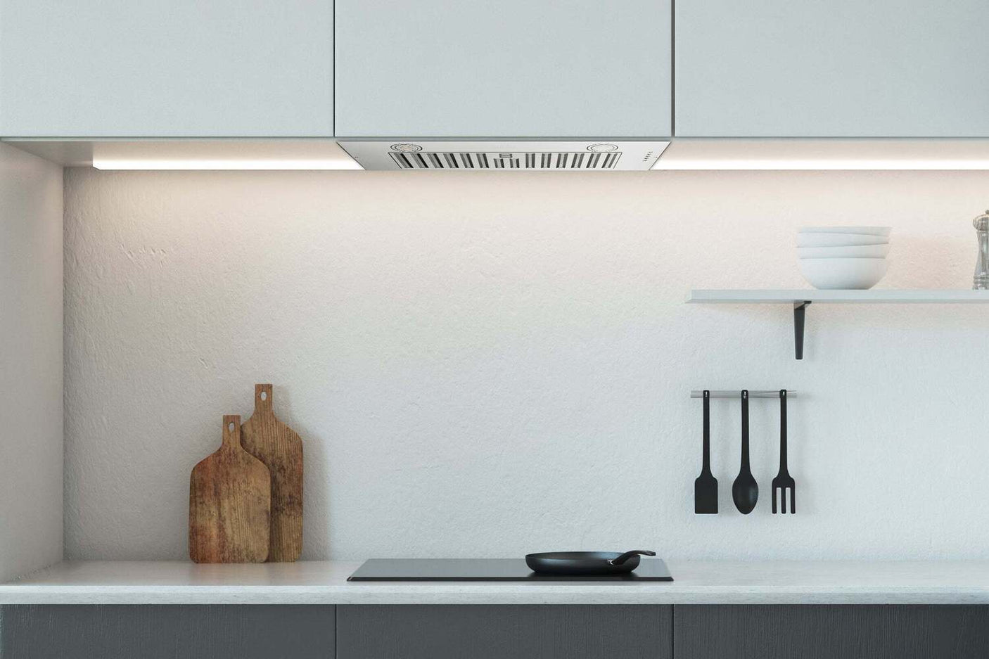 Hauslane  Chef 30-in Convertible Stainless Steel Undercabinet Range Hood Insert