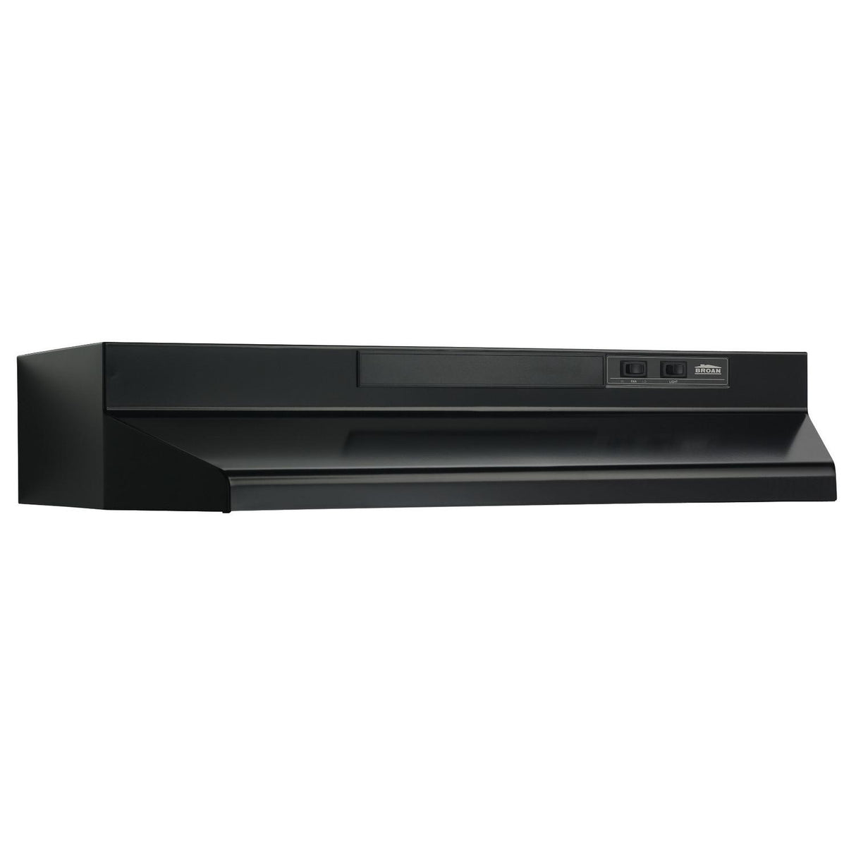 Broan® 24-Inch Convertible Under-Cabinet Range Hood, 230 Max Blower CFM, Black