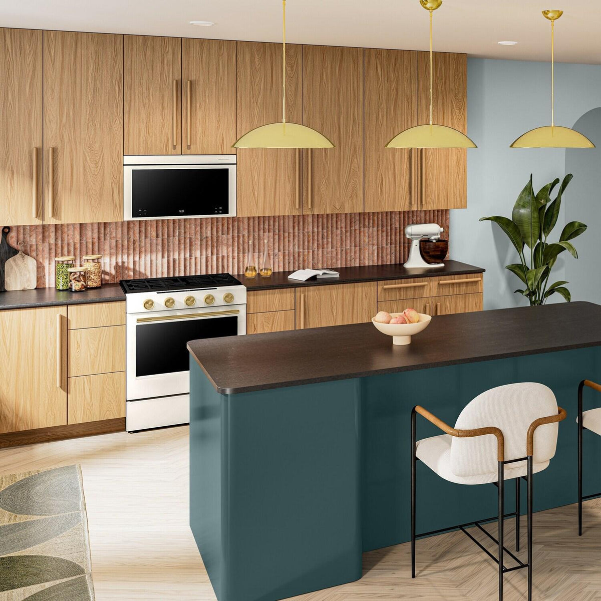 Multifunction Over-the-Range Microwave Oven with Flush Built-In Design
