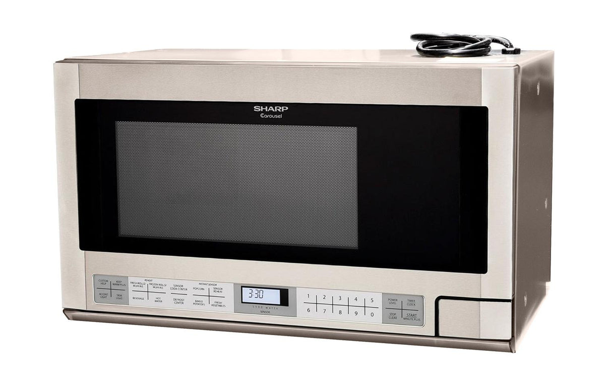 Sharp R1214ty SHARP R1214TY 1.5 cu. ft. 1100W Stainless Steel Sharp Over-the-Counter ...